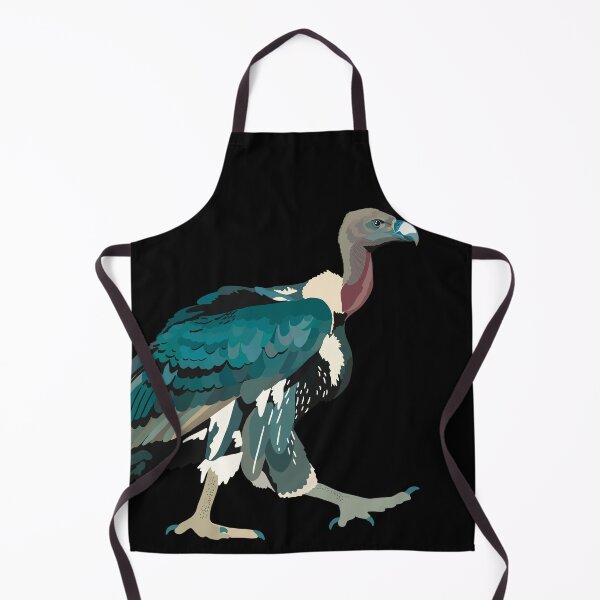 Item preview, W is for White Rumped Vulture,White-Rumped Vulture Illustration – Endangered Scavenger Bird Wildlife Art designed and sold by PrettylittlepastelUk.