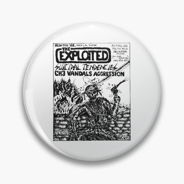 Item preview, The Exploited  Suicidal Tendencies Punk Flyer designed and sold by ArtStoreGarr.