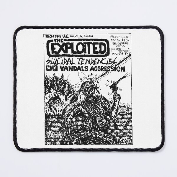 Item preview, The Exploited Suicidal Tendencies Punk Flyer designed and sold by ArtStoreGarr.