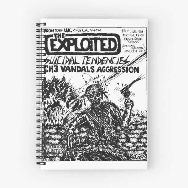 Item preview, The Exploited  Suicidal Tendencies Punk Flyer designed and sold by ArtStoreGarr.