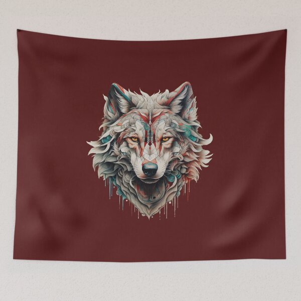 Item preview, Wolf Portrait 02 designed and sold by Elisabeth Lucas.