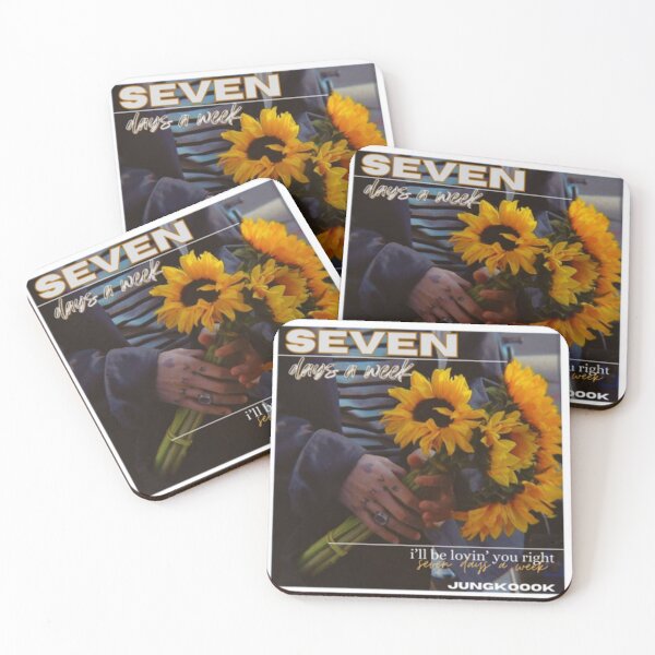 Item preview, Jungkook "Seven Days a Week" designed and sold by aesthetNest.