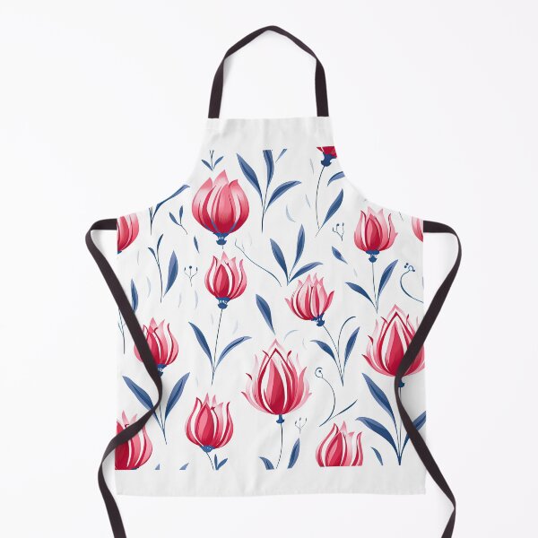 Item preview, Red Tulip Pattern designed and sold by Rui Mythic Studio.