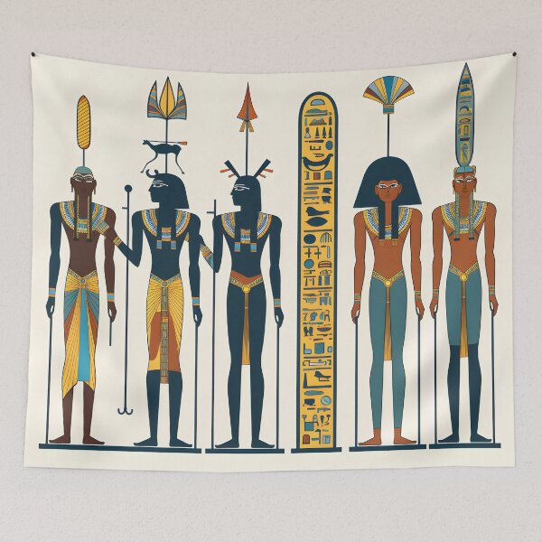 Item preview, Ancient Egypt Seamless Pattern - Timeless Elegance  designed and sold by AlienSkinEyes.
