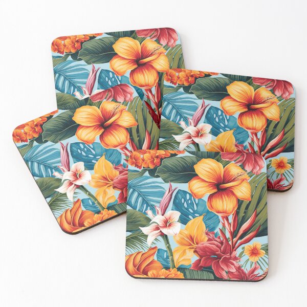 Item preview, Tropical Paradise seamless digital image No.1 designed and sold by Noonkondee.