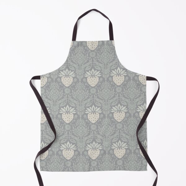 Item preview, strawberry damask in muted neutral colors | repeat pattern designed and sold by colorofmagic.