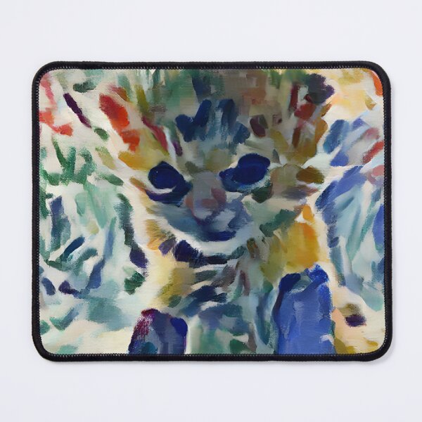 Item preview, Tater Tot Cat in Matisse painting tyle designed and sold by EmeraldeaArt.