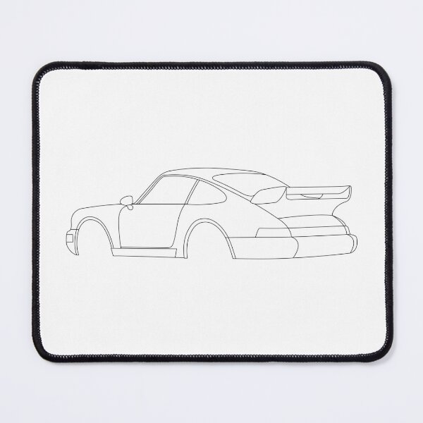 Item preview, Porsche silhouette (black) designed and sold by VHXmedia.