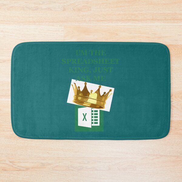 Item preview, Spreadsheet King designed and sold by Rashaadcarreno.