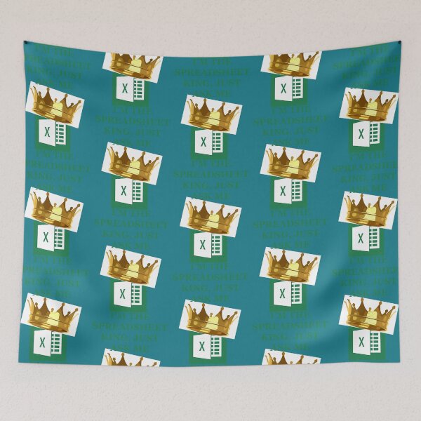 Item preview, Spreadsheet King designed and sold by Rashaadcarreno.