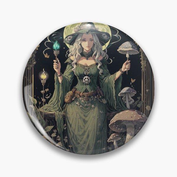 Item preview, Mystical Witch Core Tarot Art - WhimsiGoth Magic Collection designed and sold by FuroAI.