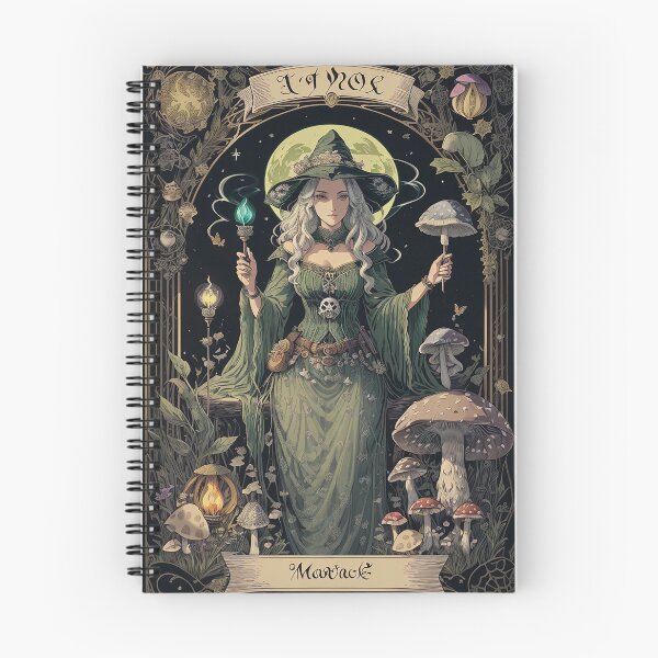 Item preview, Mystical Witch Core Tarot Art - WhimsiGoth Magic Collection designed and sold by FuroAI.