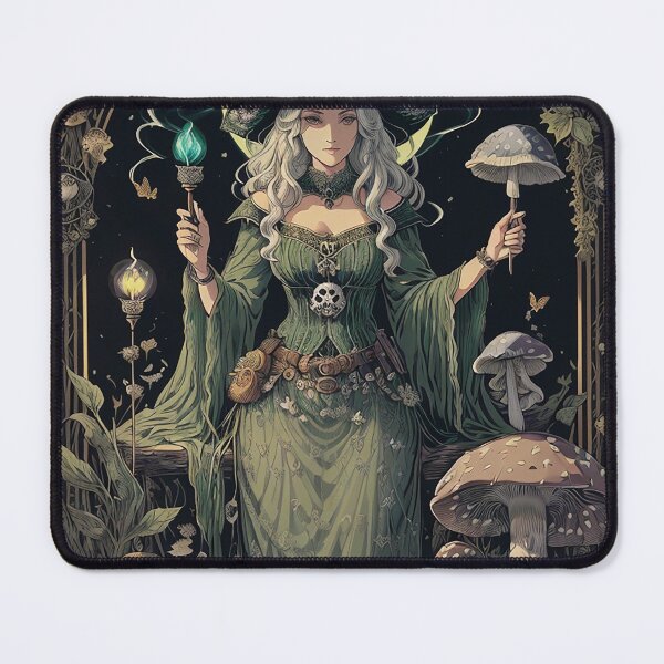 Item preview, Mystical Witch Core Tarot Art - WhimsiGoth Magic Collection designed and sold by FuroAI.