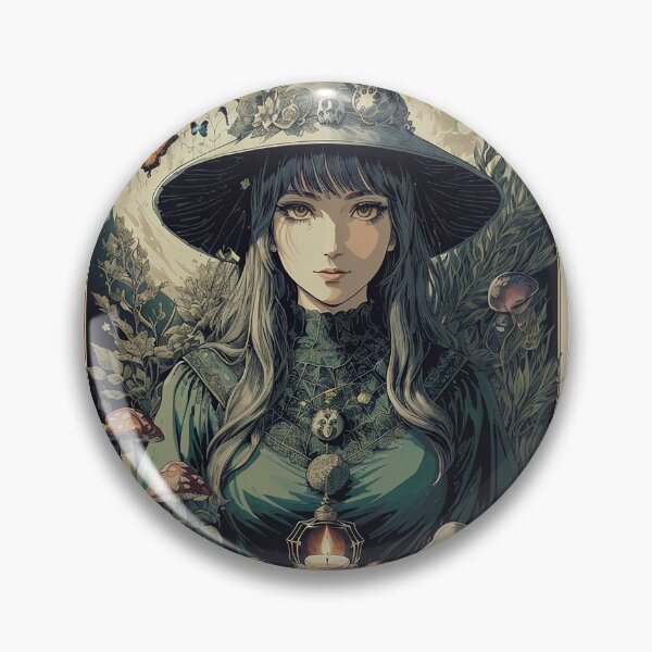 Item preview, Mystical Witch Core Tarot Art - WhimsiGoth Magic Collection designed and sold by FuroAI.