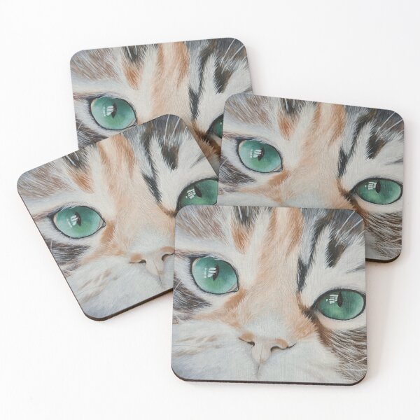 Item preview, Intense cat gaze by Béatrice Bisiaux designed and sold by BEATRICE BISIAUX.