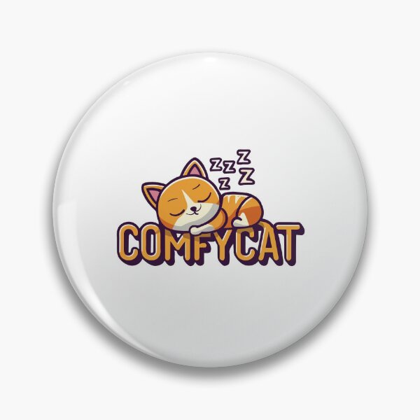 Item preview, Comfy Cat Sleeping Kitten Lazy Cozy Content catnap  designed and sold by w1ckerman.