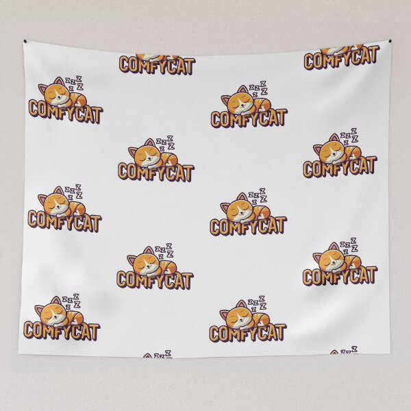 Item preview, Comfy Cat Sleeping Kitten Lazy Cozy Content catnap  designed and sold by w1ckerman.