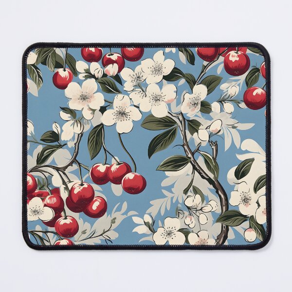Item preview, Apple Tree Splendor and September Blue Sky, essential autumnal apple picking experience, painted with white apple blossoms symbolizing the tree's previous stages of growth designed and sold by ignasirus.