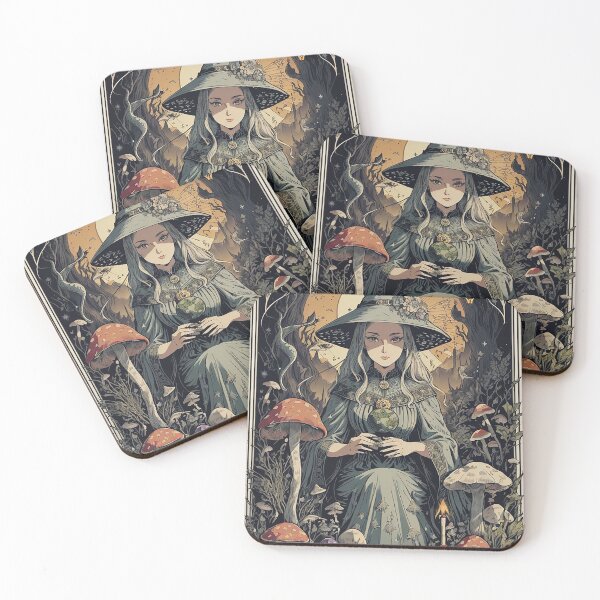 Item preview, Mystical Witch Core Tarot Art - WhimsiGoth Magic Collection designed and sold by FuroAI.