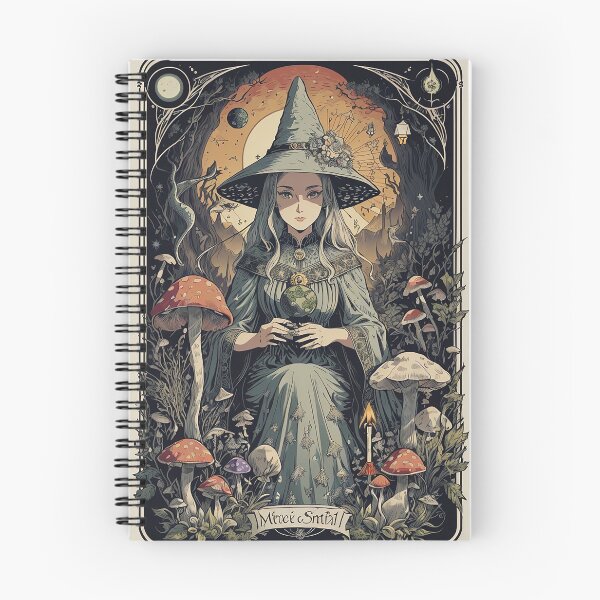 Item preview, Mystical Witch Core Tarot Art - WhimsiGoth Magic Collection designed and sold by FuroAI.