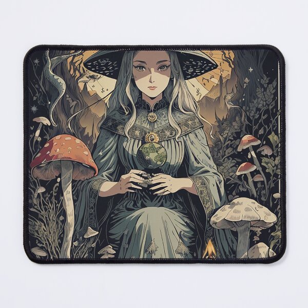 Item preview, Mystical Witch Core Tarot Art - WhimsiGoth Magic Collection designed and sold by FuroAI.