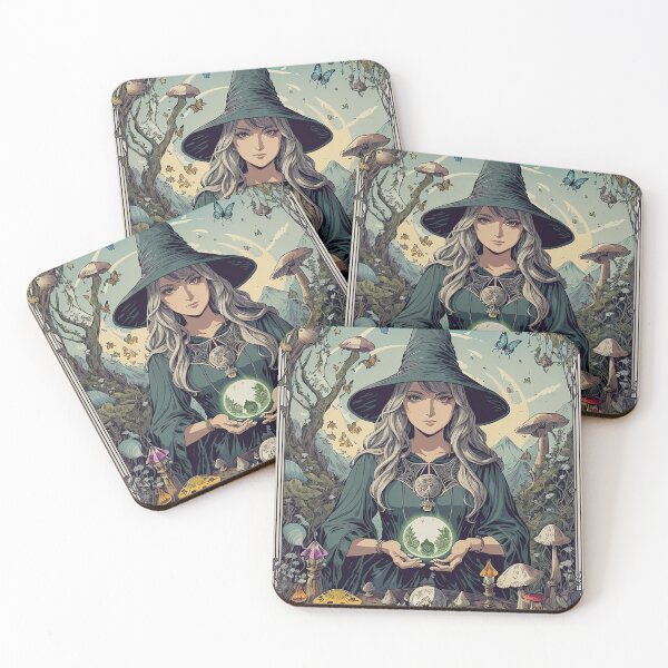 Item preview, Mystical Witch Core Tarot Art - WhimsiGoth Magic Collection designed and sold by FuroAI.