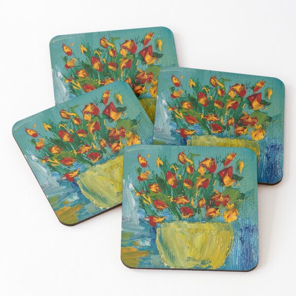 Item preview, Flowers in a vase, Flowers in a vase designed and sold by MagicaPainting.