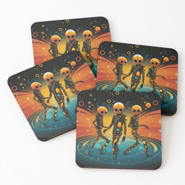 Item preview, Retro disco aliens designed and sold by Rebelka.