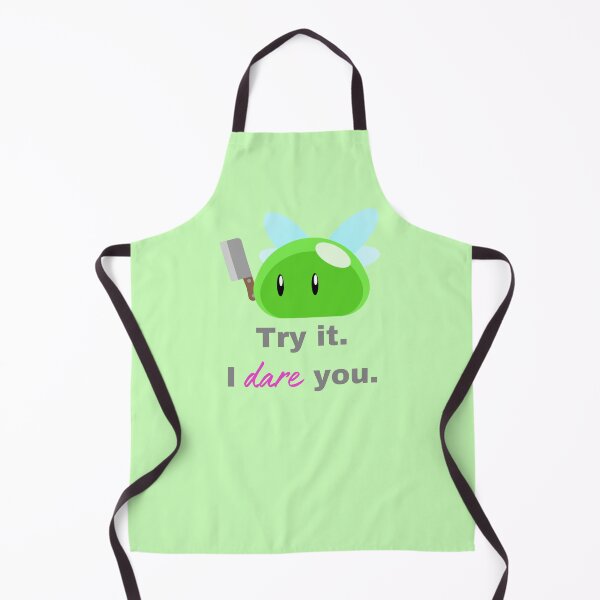 Item preview, Slimon with knife - 'Try it. I dare you.' designed and sold by SLIMEBEE.