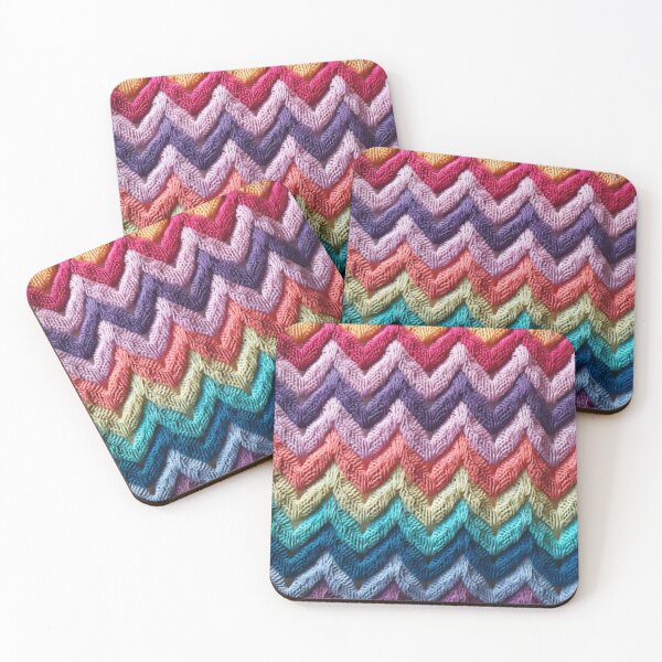 Item preview, Knitted rainbow pattern  designed and sold by SmileshareShop.