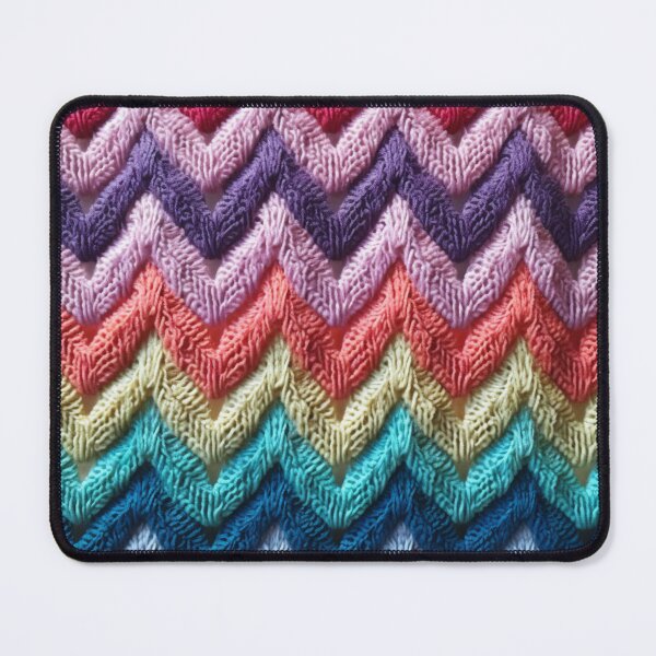 Item preview, Knitted rainbow pattern designed and sold by SmileshareShop.