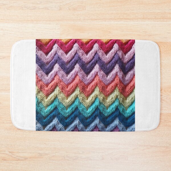 Item preview, Knitted rainbow pattern  designed and sold by SmileshareShop.
