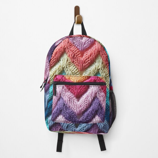 Item preview, Knitted rainbow pattern designed and sold by SmileshareShop.