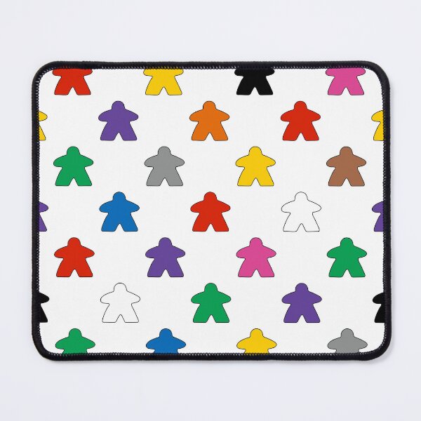 Item preview, Multicoloured meeples designed and sold by PegFollyDesigns.