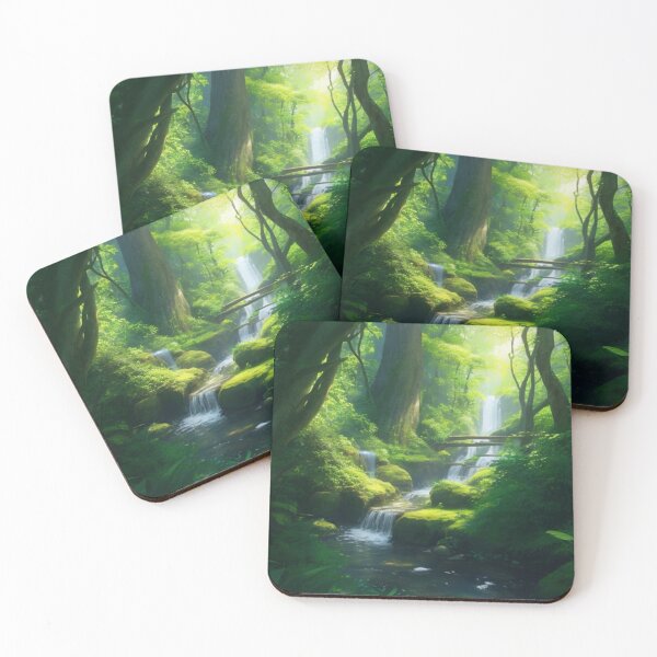Item preview, Magical jungle dreamscape designed and sold by mikaws.