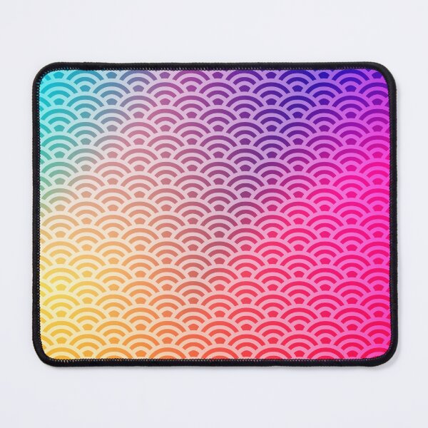 Item preview, Pastel Rainbow art deco pattern designed and sold by Yaragold.