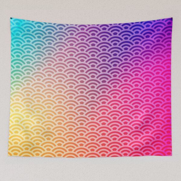 Item preview, Pastel Rainbow art deco pattern  designed and sold by Yaragold.