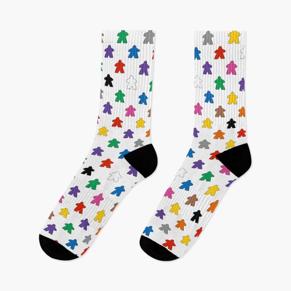 Item preview, Multicoloured meeples designed and sold by PegFollyDesigns.