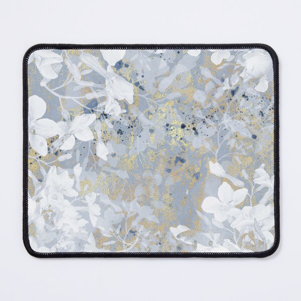 Item preview, Gold & Blue Flower Background  designed and sold by productsplus.