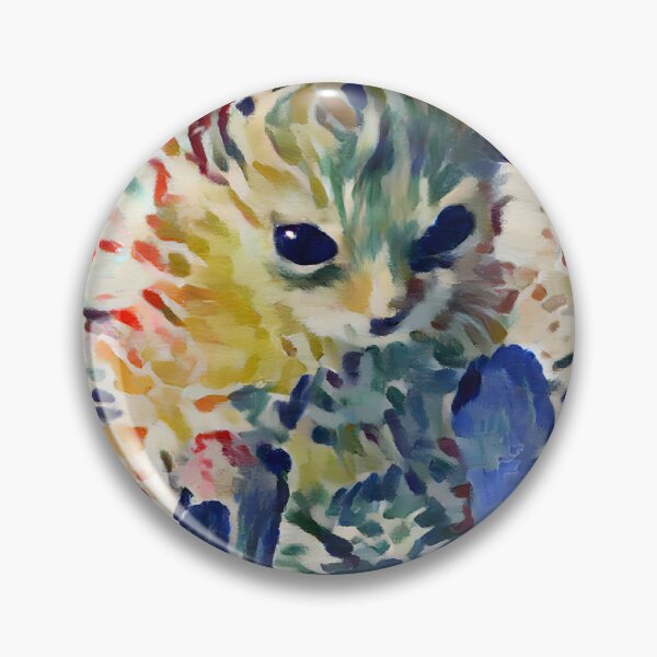 Item preview, Tater Tot Cat painting Matisse-inspired designed and sold by EmeraldeaArt.