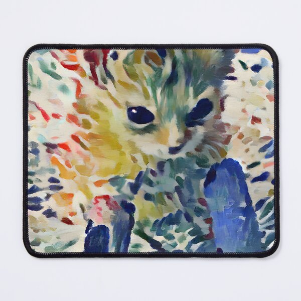 Item preview, Tater Tot Cat painting Matisse-inspired designed and sold by EmeraldeaArt.