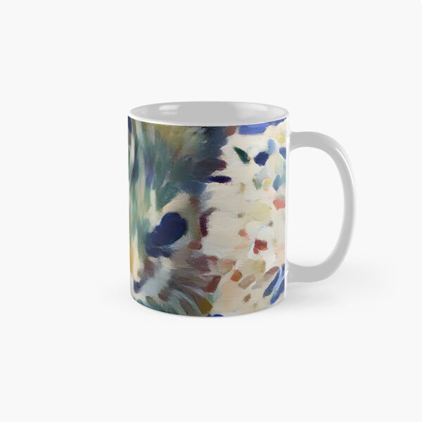 Item preview, Tater Tot Cat painting Matisse-inspired designed and sold by EmeraldeaArt.