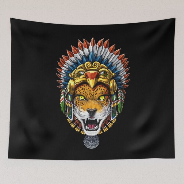 Item preview, Aztec Warrior Jaguar designed and sold by underheaven.