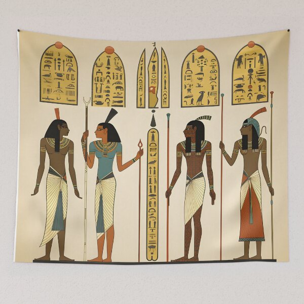 Item preview, Ancient Egypt Seamless Pattern - Timeless Elegance  designed and sold by AlienSkinEyes.