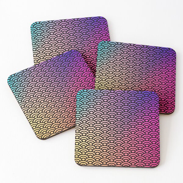 Item preview, Pastel Rainbow art deco pattern  designed and sold by Yaragold.