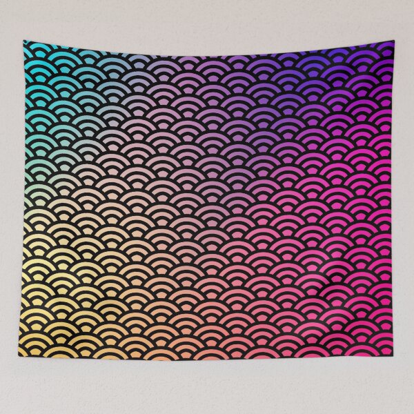 Item preview, Pastel Rainbow art deco pattern  designed and sold by Yaragold.