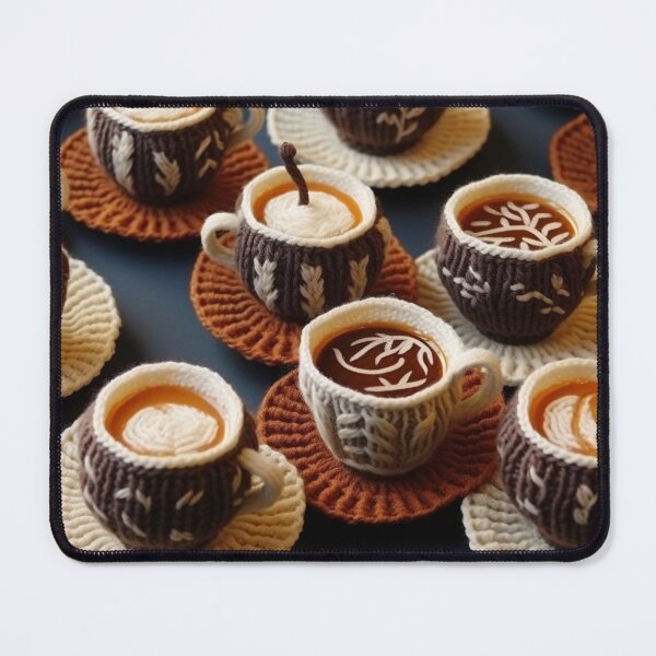 Item preview, Knitting and coffe lovers pattern designed and sold by SmileshareShop.