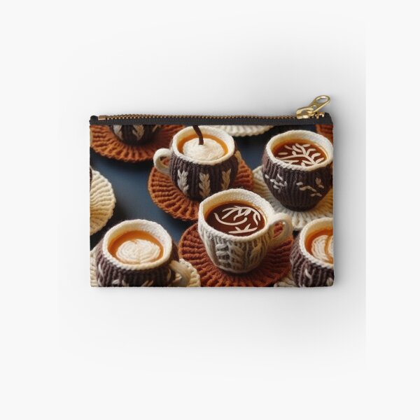 Item preview, Knitting and coffe lovers pattern  designed and sold by SmileshareShop.