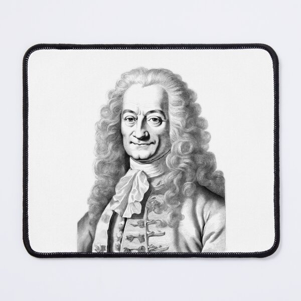 Item preview, Portrait of Voltaire (1694–1778) designed and sold by NTGUILTY.