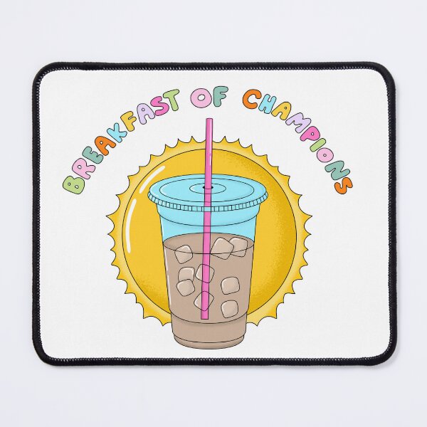 Item preview, Iced Coffee Breakfast of Champions designed and sold by Heather Clauson.
